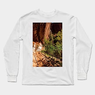 The Weeping Rock AT Zion © Long Sleeve T-Shirt